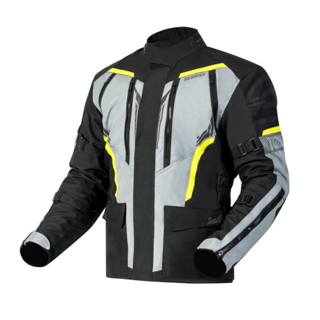 Moto bunda Ozone Tour III šedá / černá