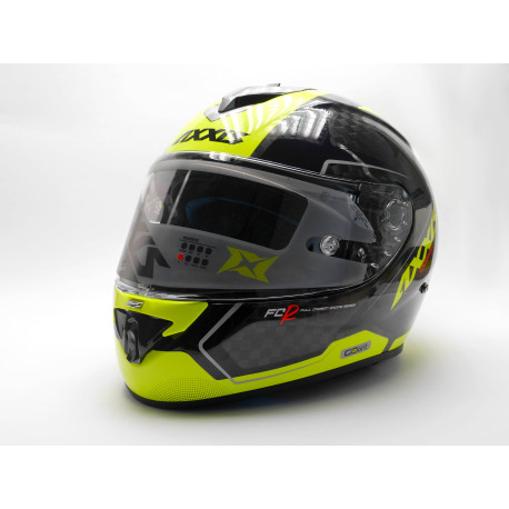 Moto přilba Axxis Cobra černá / žlutá