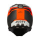 Moto přilba JUST1 J22 ADRENALINE carbon oranžová