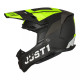 Moto přilba JUST1 J22 ADRENALINE carbon fluo žlutá