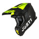 Moto přilba JUST1 J22 ADRENALINE carbon fluo žlutá