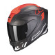 Moto přilba SCORPION EXO-R1 EVO CARBON AIR SUPRA matná černo/střbrno/bílá