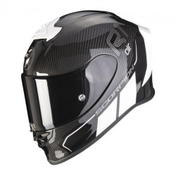 Moto přilba SCORPION EXO-R1 EVO CARBON AIR CORPUS II černo/bílá