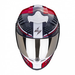 Moto přilba SCORPION EXO-R1 EVO AIR VICTORY červeno/modro/žlutá