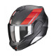 Moto přilba SCORPION EXO-TECH EVO CARBON GENUS matná černo/červená