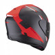 Moto přilba SCORPION EXO-1400 EVO CARBON AIR KENDAL matná černo/červená