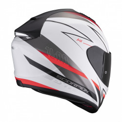 Moto přilba SCORPION EXO-1400 EVO AIR THELIOS matná bílo/červená