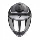 Moto přilba SCORPION EXO-1400 EVO AIR VITTORIA matná stříbrno/bílá