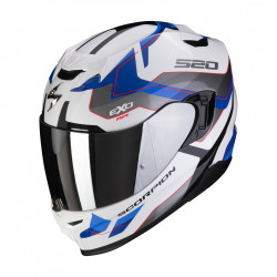 Moto přilba SCORPION EXO-520 EVO AIR ELAN modro/bílá