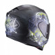 Moto přilba SCORPION EXO-520 EVO AIR MELROSE matná černo/neonově žlutá