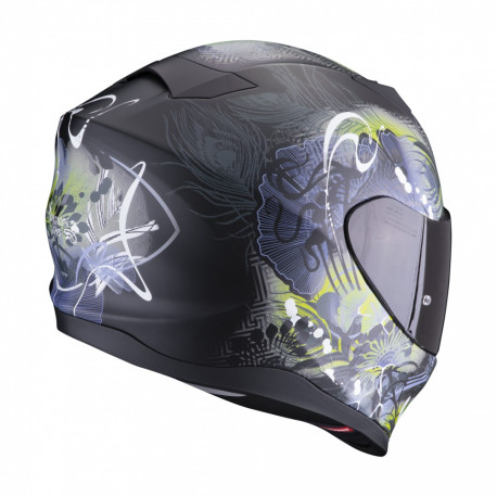 Moto přilba SCORPION EXO-520 EVO AIR MELROSE matná černo/neonově žlutá