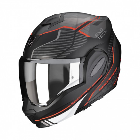 Moto přilba SCORPION EXO-TECH EVO ANIMO matná černo/červená