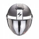 Moto přilba SCORPION EXO-CITY II SHORT matná stříbrno/bílá