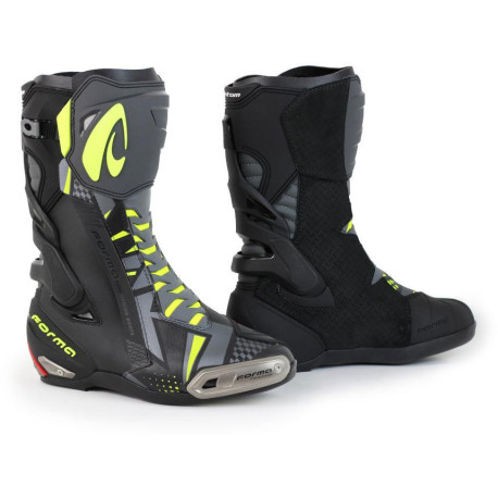 Moto boty FORMA PHANTOM černo/šedo/fluo žluté