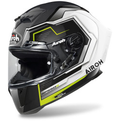 Přilba GP 550 S Rush, AIROH (lesklá bílá/žlutá) 2023