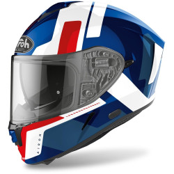 Přilba SPARK Shogun, AIROH (lesklá modrá/červená) 2023