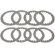 Spojkové ocelové (plechové) lamely TRW Husaberg FE 450  03-06