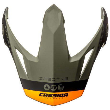 Kšilt pro přilby Tour Spectre, CASSIDA (zelená matná/šedá/oranžová/černá)