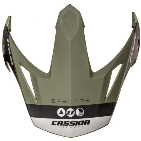 Kšilt pro přilby Tour Spectre, CASSIDA (zelená matná/šedá/černá)