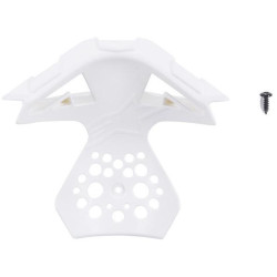 Vrchní a vnitřní díl krytu bradové ventilace pro přilby SUPERTECH S-M10 a S-M8, ALPINESTARS (bílá, verze ECE 22.05)