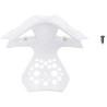 Vrchní a vnitřní díl krytu bradové ventilace pro přilby SUPERTECH S-M10 a S-M8, ALPINESTARS (bílý)