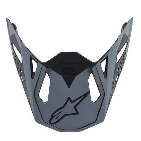 Kšilt pro přilby SUPERTECH S-M10 META, ALPINESTARS (černý/šedý matný)