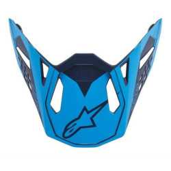 Kšilt pro přilby SUPERTECH S-M10 META, ALPINESTARS (modrý/světle modrý matný)