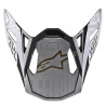 Kšilt pro přilby SUPERTECH S-M10 ALLOY, ALPINESTARS (stříbrná/černá/zlatá metalická)