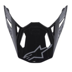 Kšilt pro přilby SUPERTECH S-M8 RADIUM, ALPINESTARS (černá/šedá lesklá)