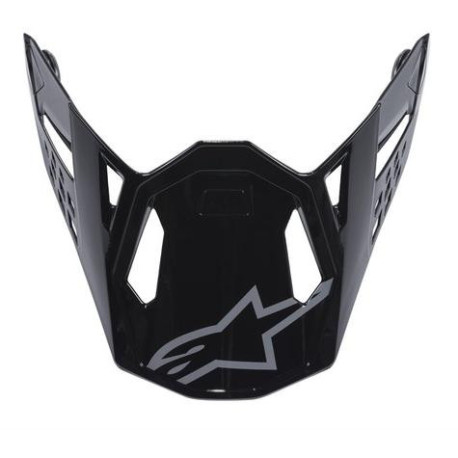 Kšilt pro přilby SUPERTECH S-M8 RADIUM, ALPINESTARS (černá/šedá lesklá)
