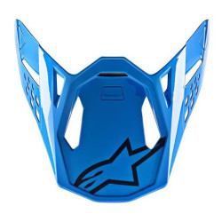 Kšilt pro přilby SUPERTECH S-M8 RADIUM, ALPINESTARS (modrá lesklá)