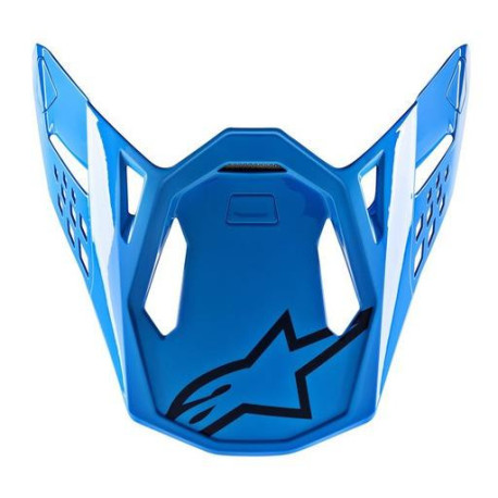 Kšilt pro přilby SUPERTECH S-M8 RADIUM, ALPINESTARS (modrá lesklá)