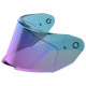 Plexi pro přilby Integral GT 2.0 s přípravou pro Pinlock, CASSIDA (iridium)