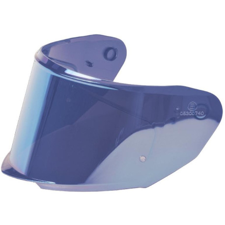 Plexi pro přilby Integral GT 2.0 s přípravou pro Pinlock, CASSIDA (modré chromové)