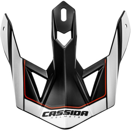 Kšilt pro přilby Cross Pro 2, CASSIDA (černá/bílá/červená)