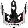 Kšilt pro přilby Cross Pro 2, CASSIDA (černá/bílá/červená)