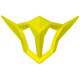 čelní kryt ventilace pro přilby Cross Pro 2, CASSIDA (žlutá fluo)