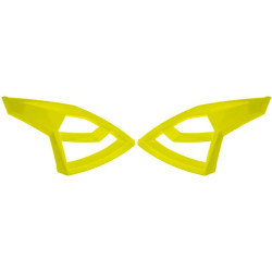 čelní kryty vrchní ventilace pro přilby Cross Pro 2, CASSIDA (žlutá fluo)