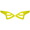 čelní kryty vrchní ventilace pro přilby Cross Pro 2, CASSIDA (žlutá fluo)