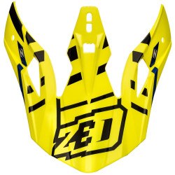 Kšilt pro přilby X1.9 a X1.9D, ZED (žlutá fluo/černá/modrá)