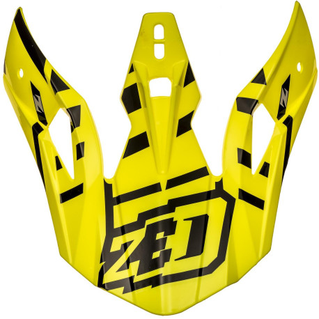 Kšilt pro přilby X1.9 a X1.9D, ZED (žlutá fluo/černá)