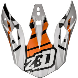 Kšilt pro přilby X1.9 a X1.9D, ZED (oranžová/bílá/černá)