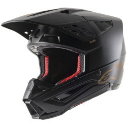 Kšilt pro přilby S-M5 SOLID, ALPINESTARS (černá/hnědá matná) 2022