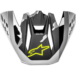 Kšilt pro přilby S-M5 ROVER, ALPINESTARS (žlutá fluo/šedá/maskáč, verze ECE 22.05)