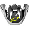 Kšilt pro přilby S-M5 ROVER, ALPINESTARS (žlutá fluo/šedá/maskáč) 2022