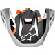 Kšilt pro přilby S-M5 ROVER, ALPINESTARS (červená fluo/šedá/maskáč) 2022
