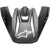 Kšilt pro přilby S-M5 SOLID, ALPINESTARS (černá matná) 2022