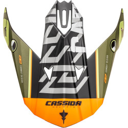 Kšilt pro přilby Cross Cup Sonic, CASSIDA (zelená matná/oranžová)