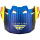 Kšilt FORMULA CARBON PRIME (hi-vis, modrá, červená)