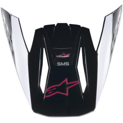 Kšilt pro přilby S-M5 COMPASS, ALPINESTARS (černá/růžová, verze ECE 22.05)